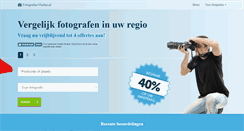 Desktop Screenshot of fotografen-vinden.nl